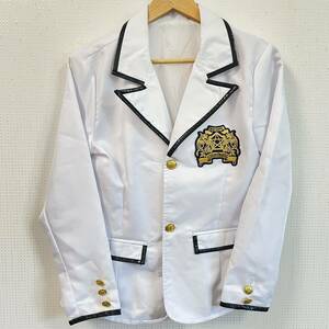 ★HIGH SCHOOL CHRONOS ハイスクール クロノス★ジャケット ブレザー 制服 長袖 クロノス学園 男子 上着 トップス メンズフリー 白/TT5315