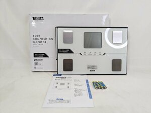 【未使用品】TANITA タニタ 体重計 体組成計 スマートフォン通信対応エントリーモデル BC-766-WH