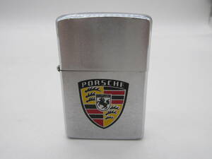 【★１円～★現状販売！】[U8418]オイルライター Zippo PORSCHE ポルシェ