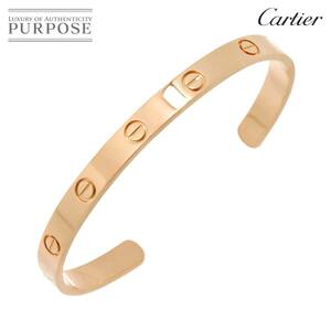 カルティエ ラブ ブレス #18 オープン K18 PG 750 ブレスレット バングル Love Bracelet 90227713