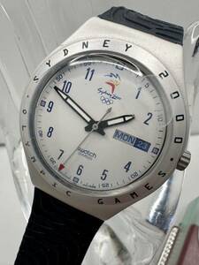 【SWATCH】IRONYクオーツ 腕時計 シドニーオリンピック2000 未使用　稼動品