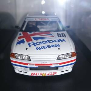 HPI 1/43 Reebok リーボック NISSAN SKYLINE 日産 スカイライン GT-R GTR R32 #50 検 エブロ オートアート ミニチャンプス 京商