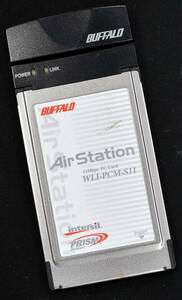 BUFFALO AirStarion 無線LANカード WLI-PCM-S11 PCカード (管:WS04