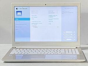 Bios 起動確認済み TOSHIBA dynabook P1-X5JP-EG i3-8130U メモリ4GB ジャンク392