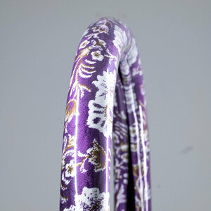 金華山ハンドルカバー　新格子　パープル（紫）　2HS　45～46cm　プレーンタイプ　【納期約3週間】