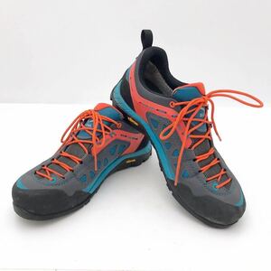 SALEWA サレワ ゴアテック トレッキングシューズ シューズ スニーカー 靴 ブーツ ハイキング オレンジ ブルー ブラック 24cm【NK5896】