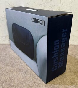 新品未使用 OMRON オムロン クッションマッサージャー HM-342-NV ネイビー 専用カバー（ワインレッド）付属