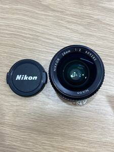 #417 美品 Nikon ニコン レンズ NIKKOR 28mm 1:2 現状品