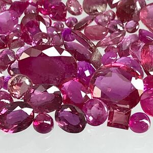 (天然ルビーおまとめ)m 20ct 裸石 宝石 ruby コランダム 紅玉 jewelry corundum ジュエリー i②