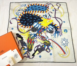 極美品 HERMES エルメス カレ45 ガヴロッシュ 冬の祭典 Le Sacre de l