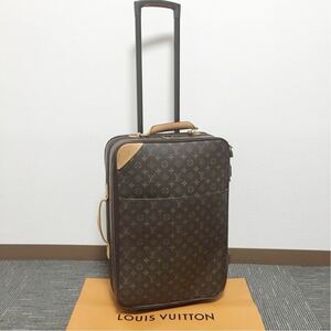 【ルイヴィトン】本物 LOUISVUITTON ペガス55 キャリーケース モノグラム M23294 キャリーバッグ トラベル メンズ レディース フランス製