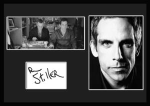10種類!Ben Stiller/ベン・スティラー/サインプリント&証明書付きフレーム/BW/モノクロ/ディスプレイ (10-3W)