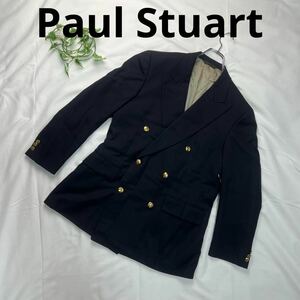 Paul Stuart テーラードジャケット 紺色 金ボタン 総裏　ジャケット