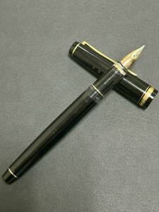 【IK-27989】 1円～ PILOT 万年筆 ペン先14K刻印 パイロット 筆記用具 文房具 Elabo 585 ゴールド 現状品 保管品