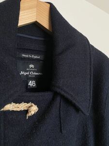 【名品】Nigel Cabourn AUTHENTIC LINE Trenchduffle Coat 46 FOX BROTHERS ナイジェルケーボン トレンチダッフルコート イギリス製