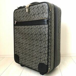 1円〜 【入手困難】CELINE セリーヌ スーツケース キャリーケース ビジネス トラベルバック 馬車 ロゴ クロシェット サルキーライン メンズ