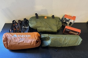 【送料無料】東京)◇Haven Tent ヘブンテント ヘブンテント スタンダード フォレストグリーン パワーポンプ リッジライト セット