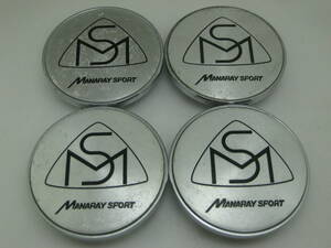 k8781 MANARAY SPORT マナレイスポーツ アルミホイール用センターキャップ中古4個 061