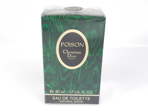 希少　未使用　フィルム未開封　クリスチャン・ディオール　Christian Dior　プアゾン　POISON　オードトワレ　スプレー　50ml　YK-2156