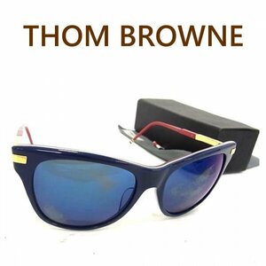 THOM BROWNE トムブラウン サングラス ブルー系×レッド系 4013