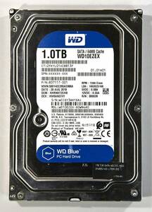 動作保証★HDD 3.5インチ内蔵 1TB Western Digital WD Blue WD10EZEX★016