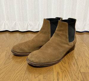 [wjk] 16AW 定価77,000 Chelsea boots サイドゴア チェルシーブーツ 41 ブラウン 8036 bt26 牛革 ダブルジェイケイ