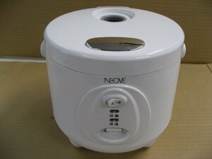 【ジャンク品、動作せず、内部汚れ、部品欠品、本体傷あり】NEOVE 炊飯器 3合 マイコン ホワイト RRS-AT30WT