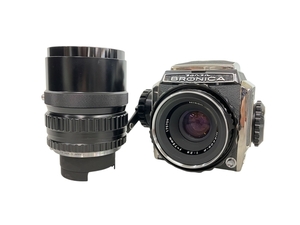 【動作保証】 ZENZA BRONICA S2 NIKKOR-P 75mm F2.8 フィルムカメラ レンズセット ゼンザブロニカ ジャンク N8755749
