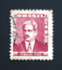 ブラジル切手 1954年　オスワルド・クルズ：使用済