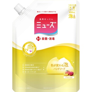 泡ミューズピーチローズ大型詰替450mL × 16点