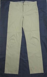 【古着】ギャップKHAKIS TAILORED SLIM綿パンツ GAPスリムフィット