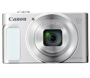 Canon コンパクトデジタルカメラ Power Shot SX620HS ホワイト 光学25倍ズ