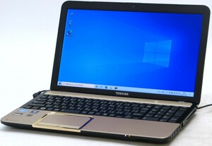 東芝 dynabook T552/58FKJ PT55258FBFKJ ■ i7-3610QM/8G/750/BD-RE/Webカメラ/テンキー/シャンパンゴールド/Windows 10 ノートパソコン #1