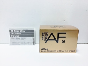 Nikon AF 70-300mm f4－f5.6G　AF Zoom　レンズ 空箱　使用説明書付き　ニコン