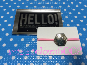 EXO★グリパ★Greeting Party Hello★公式 グッズ★ヘアゴム★ピンク