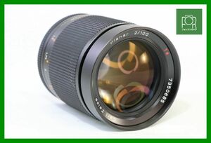 【同梱歓迎】【動作保証・点検済】極上品■コンタックス CONTAX カールツァイス Carl Zeiss Planar F2 100mm MMJ■6371