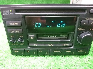 ★中古品★当時物！ NISSAN 日産 純正 チューナーデッキ 本体のみ CD カセット AM/FM 28188-1L000 松下電器【他商品と同梱歓迎】