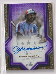 2023 Topps Five Star Andre Dawson Autograph card #02/50