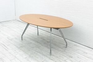 ハーマンミラー アバック エンバイロメンツ 中古 ティム・ウォレス ミーティングテーブル Herman Miller ABAK 幅1800 中古オフィス家具