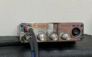 EX-PRO X-1 PRE PREAMP AMP プリ・アンプ　プリアンプ