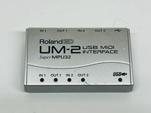 ★Roland ローランド オーディオインターフェイス UM-2 未チェック 現状品 管理番号03152