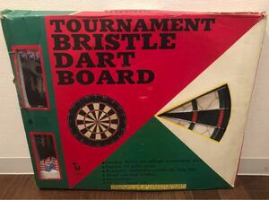 激レア 1987年当時物 日本遊技玩具 TOURNAMENT BRISTLE DART BOARD NICHIYU ニチユー 本格仕様 ダーツ 高級品 ヴィンテージ ハードダーツ