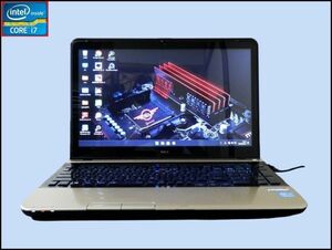 【爆速 Core i7/メモリ8GB/ストレージ1TB】Windows11 ｖ23H2【NEC LaVie LS550J21KSG】Webカメラ/Blu-ray/USB3.0/s6453