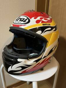 Arai RR4 ヘルメット　アライ　HAPPY END 全塗装　ハッピーエンド　55・56cm Sサイズ　全日本　GP250 畠山