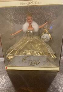 RARE "Barbie" 2000 Mattel Holiday Celebration Special Year Edition Doll. 海外 即決