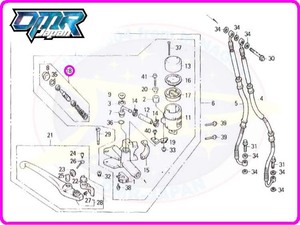 【新品】 フロントマスターシリンダー ピストンセット 45530-KV3-305