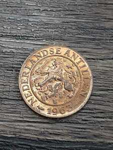 アンティークコイン　オランダ領アンティル　1セント硬貨