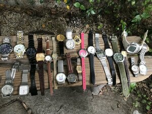 ★　【ジャンク扱い】　まとめて　腕時計　紳士　婦人　seiko　casio　CITIZEN　D&G　STING　PWC　ROSRA　hanowa　JSDF　自衛隊　alba