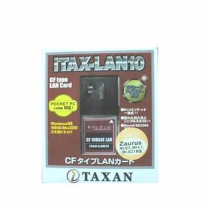 TAXAN iTAX-LAN10 コンパクトフラッシュ型 LANアダプター 10BaseT PocketPC対応