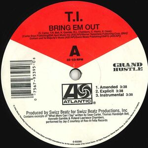 国不明12 T. I. Bring Em Out / You Don